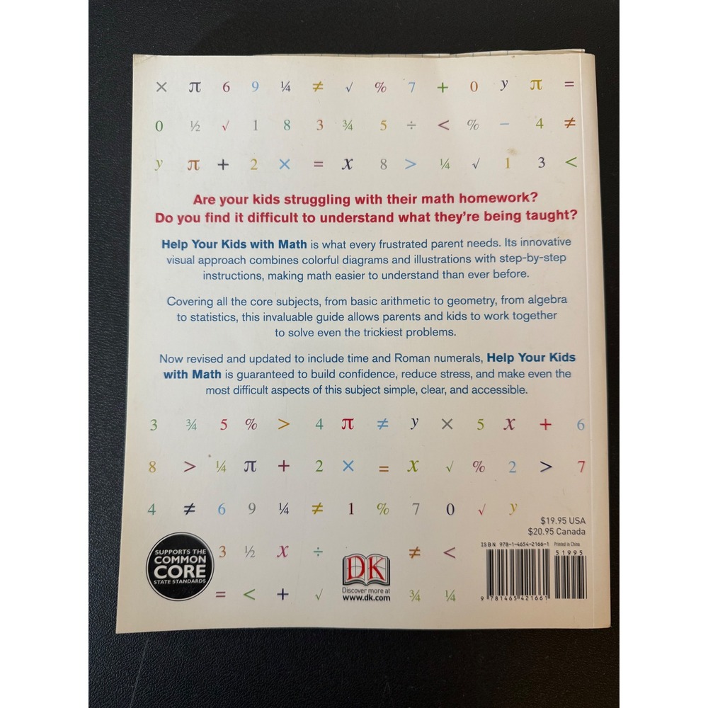 DK Help Your Kids with Math A Unique Step-By-Step Visual Guide - Picture 2 of 2